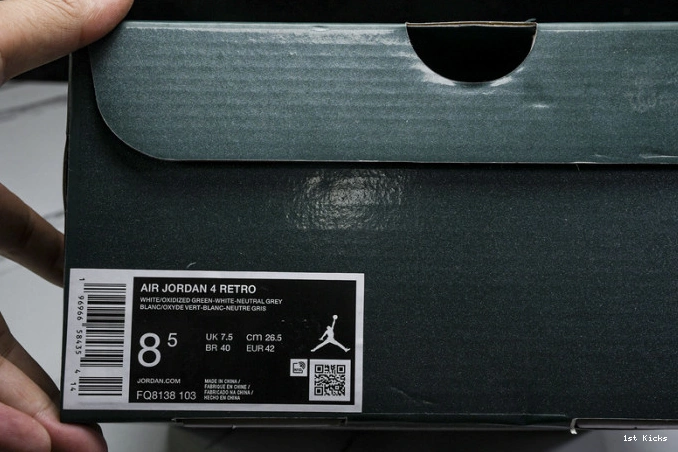 4 Jordan Air Oxidized FQ8138-103 Green 0822